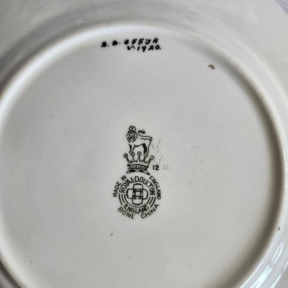 Royal Doulton Bone China Talbot Turquoise 1939 Plate 6
